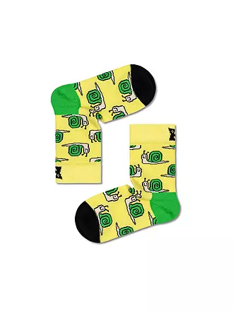 HAPPY SOCKS | Kinder Socken SNAIL yellow | 
